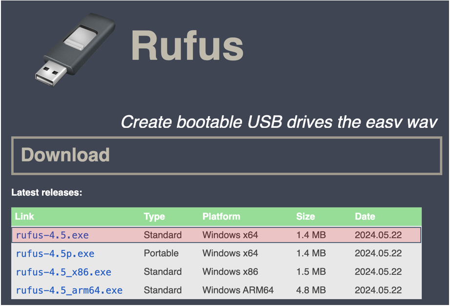 BootableDrive